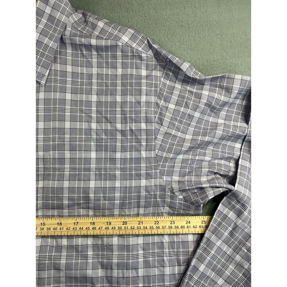 Gold Label Roundtree Yorke Men's Long Sleeve Button Down Dress Shirt XL Plaid - Picture 6 of 6